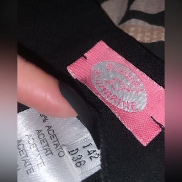 Blugirl by Blumarine y2k trousers with sequin belt size 6 boho designer luxury - Picture 3 of 3